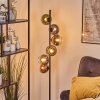 Koyoto globe light, floor lamp 32 cm blue, green, clear, coppery, 6-light sources