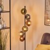 Koyoto globe light, floor lamp 32 cm blue, green, clear, coppery, 6-light sources