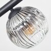Ripoll ceiling light, globe light Amber, clear, Smoke-coloured, 10-light sources