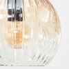 Ripoll ceiling light, globe light Amber, clear, Smoke-coloured, 10-light sources