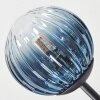 Chehalis ceiling light, globe light 51 cm blue, green, clear, coppery, 6-light sources