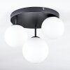 Chehalis ceiling light, globe light 30 cm white, 3-light sources