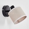 Bassagoda wall light, wall spotlight black, 1-light source