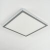 Finsrud ceiling light, Panel LED silver, 1-light source