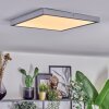 Finsrud ceiling light, Panel LED silver, 1-light source