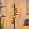 Koyoto globe light, floor lamp 32 cm gold, clear, coppery, Smoke-coloured, 6-light sources