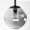 Chehalis ceiling light, globe light 30.5 cm Smoke-coloured, 3-light sources