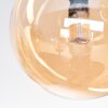 Chehalis ceiling light, globe light 30.5 cm Amber, 3-light sources