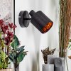 Fallhagen wall light, wall spotlight black, 1-light source