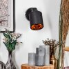 Fallhagen wall light, wall spotlight black, 1-light source