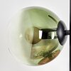 Gastor globe light, floor lamp 34 cm blue, chrome, green, clear, coppery, Smoke-coloured, 6-light sources