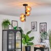 Koyoto ceiling light, globe light 31 cm Amber, 4-light sources