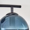 Gastor ceiling light, globe light blue, green, 2-light sources