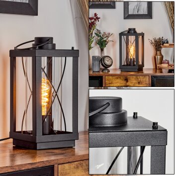 Karan table lamp black, 1-light source