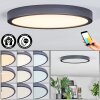 Finsrud ceiling light, Panel LED black, 1-light source