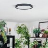 Finsrud ceiling light, Panel LED black, 1-light source