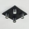Udena ceiling light LED black, 4-light sources