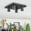 Udena ceiling light LED black, 4-light sources