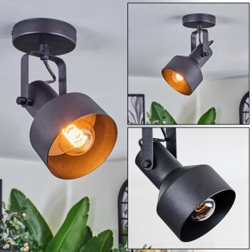 Tylar ceiling light, ceiling spotlight black, 1-light source