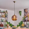 Koyoto hanging light, globe light, pendant light gold, 1-light source