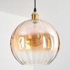 Koyoto hanging light, globe light, pendant light gold, 1-light source