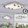 Zamar ceiling light LED chrome, 3-light sources
