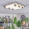 Zamar ceiling light LED chrome, 3-light sources