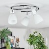 Starkeryd ceiling light, ceiling spotlight chrome, white, 3-light sources