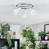 Starkeryd ceiling light, ceiling spotlight chrome, white, 3-light sources