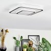 Borin ceiling light LED grey, white, 1-light source
