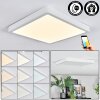 Finsrud ceiling light, Panel LED white, 1-light source
