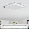 Finsrud ceiling light, Panel LED white, 1-light source