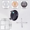 Koyoto ceiling light, globe light 30 cm Amber, clear, Smoke-coloured, 3-light sources