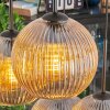Koyoto hanging light, globe light, pendant light Amber, 6-light sources