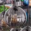 Koyoto hanging light, globe light, pendant light Smoke-coloured, 6-light sources