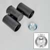 Daril ceiling light, ceiling spotlight black, 2-light sources