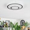 Borin ceiling light LED grey, white, 1-light source