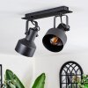 Tylar ceiling light, ceiling spotlight black, 2-light sources