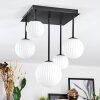 Chehalis ceiling light, globe light white, 5-light sources