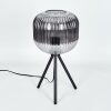 Trion table lamp black, 1-light source