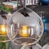 Koyoto hanging light, globe light, pendant light Amber, clear, Smoke-coloured, 6-light sources