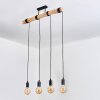 Soungou hanging light, pendant light Ecru, black, 4-light sources