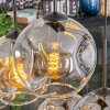Ripoll hanging light, globe light, pendant light Amber, clear, Smoke-coloured, 6-light sources