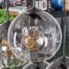 Koyoto hanging light, globe light, pendant light clear, Smoke-coloured, 6-light sources