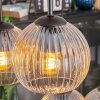 Koyoto hanging light, globe light, pendant light Amber, clear, 6-light sources