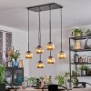 Ripoll hanging light, globe light, pendant light Amber, 6-light sources