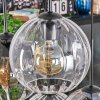 Koyoto hanging light, globe light, pendant light Amber, clear, Smoke-coloured, 6-light sources
