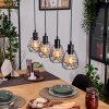 Yaak hanging light, pendant light Ecru, black, 4-light sources