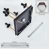Koyoto ceiling light, globe light gold, black, 5-light sources