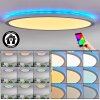 Zuren ceiling light, Panel LED white, 1-light source, Colour changer